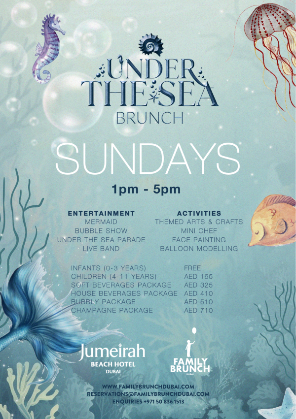 Under The Sea brunch Family Brunch Dubai